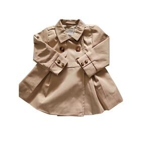 Tahari Baby Girl Double Breasted Trench Coat  3-6 month